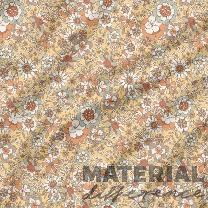 Floral patterned material with 'MATERIAL Difference' text overlay