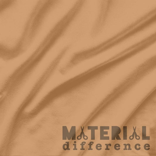 Brown fabric with 'Material Difference' logo
