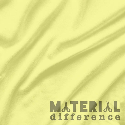 Yellow fabric with 'Material Difference' logo.