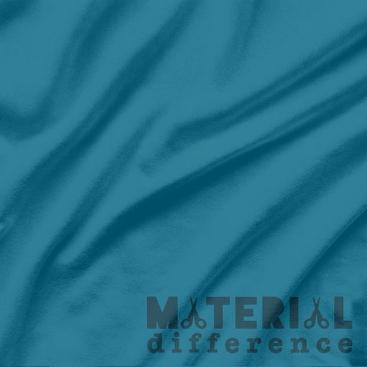 Blue fabric texture with 'Material Difference' logo.