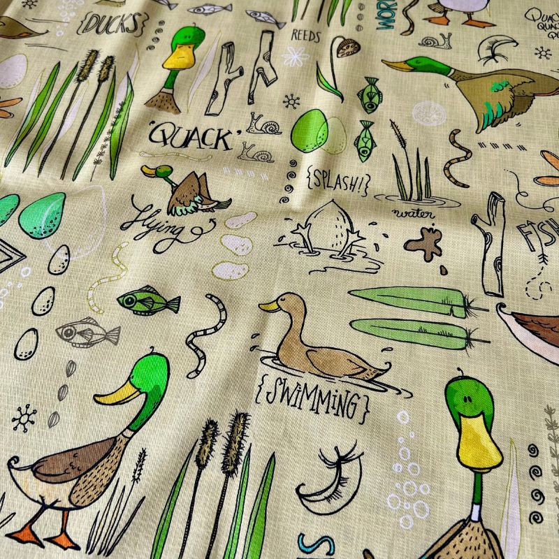 Marvellous Mallards COTTON WOVEN