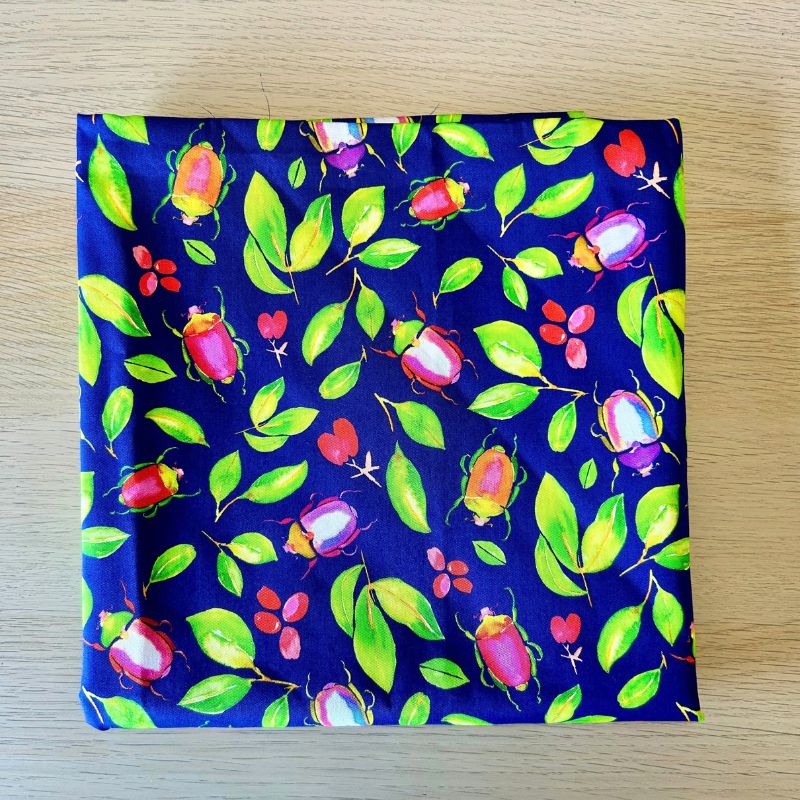 Christmas Beetles Navy COTTON WOVEN
