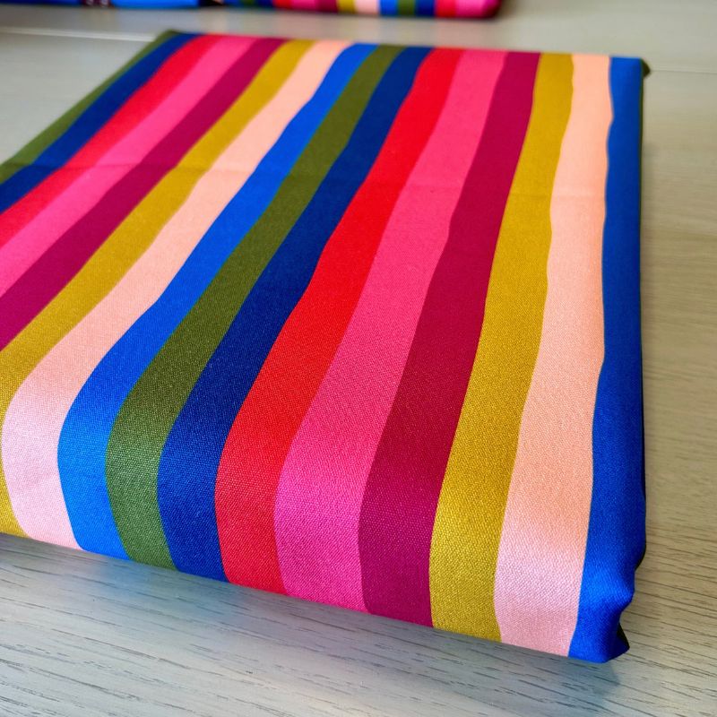 Spring Stripes COTTON CANVAS