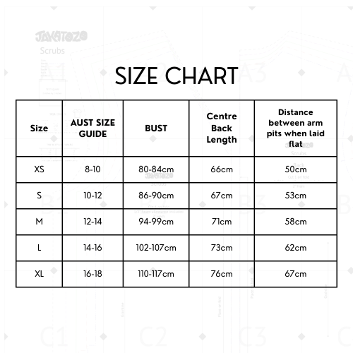 Unisex Scrubs Digital Sewing Pattern